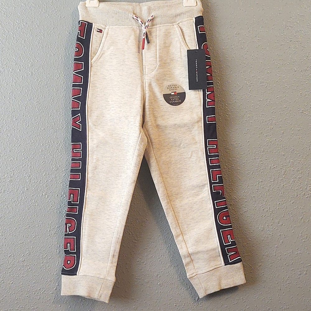 NWT little boys Tommy Hilfiger joggers sz 4